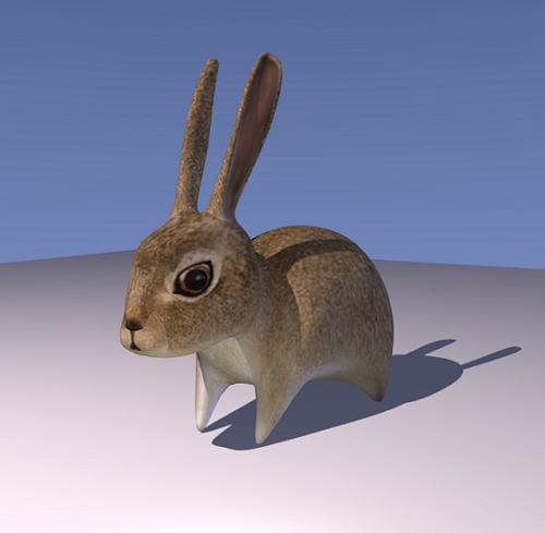 Low Poly Bunny Rabbit (Rigged) preview image